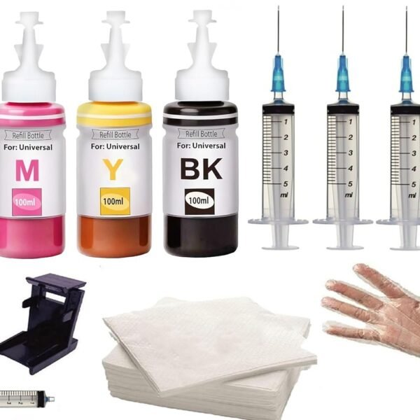 Inkjet Refill Ink for use All Inkjet, deskjet, officejet Printers and Cartringes